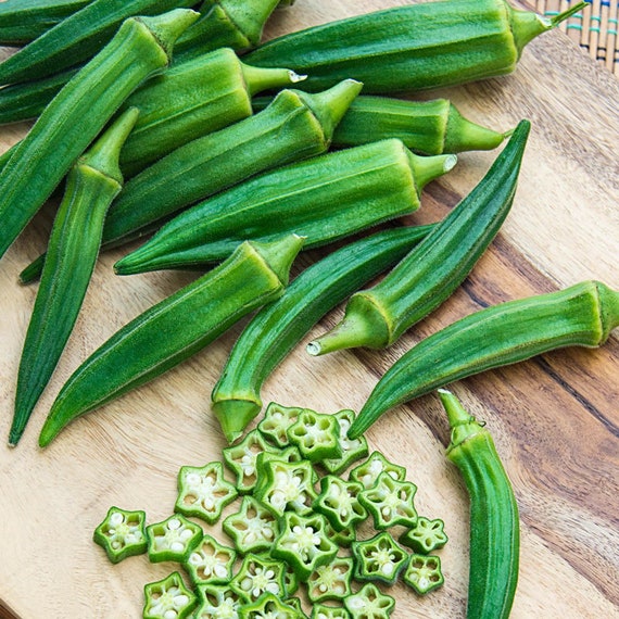 Texas Longhorn Okra Seeds Etsy