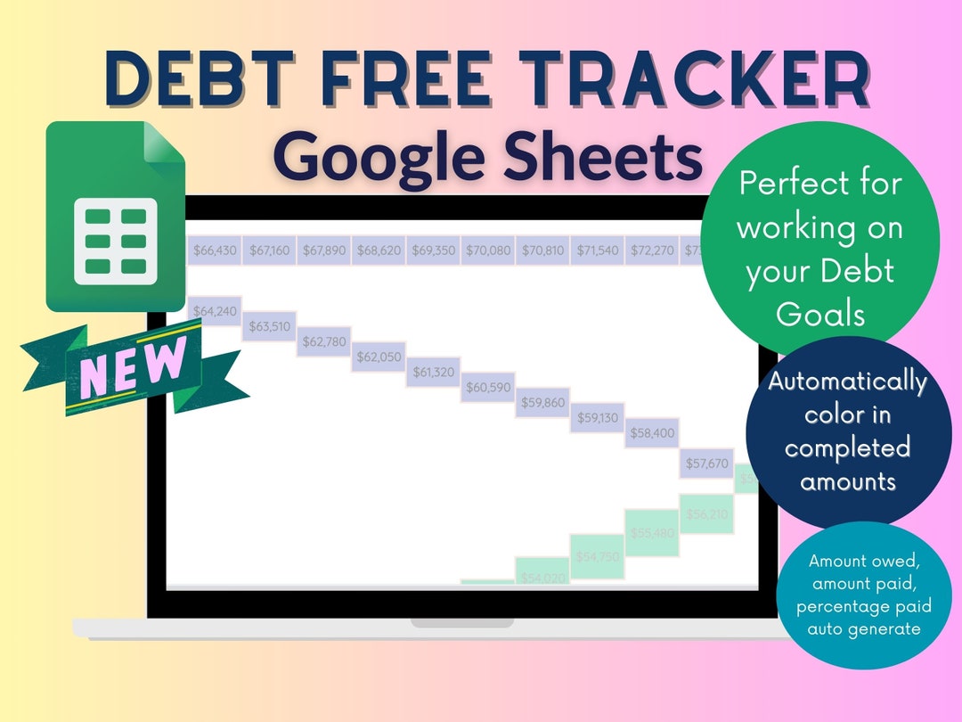 Debt Tracking System Digital Debt Tracker - Etsy