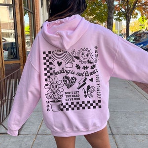 Mental Health Hoodie, Self Love Hoodie, Mental Health Sweatshirt, Self Care Hoodie, 988 Hoodie, Positive Hoodie, Tomorrow Needs You Hoodie