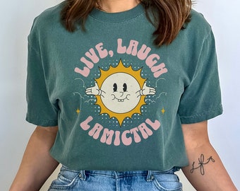 Live Laugh Lamictal Shirt, Funny Mental Health Shirt, Take Your Meds Shirt, Retro Mood Stabilizer Shirt, Lamotrigine Shirt, Bipolar Shirt