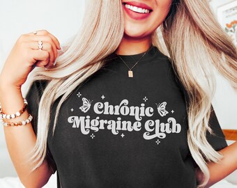 Migrane Shirt, Chronic Migraine Club Shirt, Chronic Illness Shirt, Migraine Brain Shirt, Migraine Awareness Shirt, Migraine Warrior Shirt