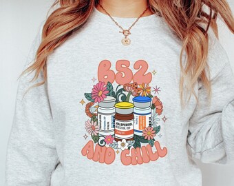 Funny Nurse Sweatshirt, B52 Sweatshirt, PMHNP Sweatshirt, Psych Nurse Sweatshirt, The Dream Tee Benadryl Haldol Ativan Shirt, Nurse Crewneck