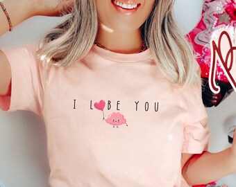 Funny Valentine's Day Shirt, Neuro Nurse Valentine's Day Shirt, Funny Nurse Shirt I Lobe You Shirt, Nurse Apparel Minimalist Valentine Shirt