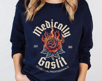 Medically Gaslit by Medical Professionals Sweatshirt Chronic Illness Sweatshirt Chronic Illness Clothing Hidden Disability Apparel Flare Day