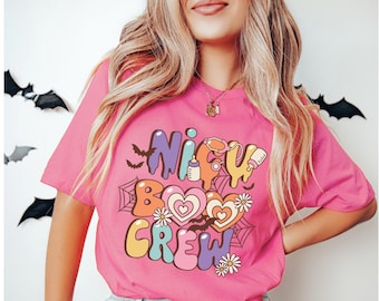 NICU Boo Crew Halloween NICU Nurse Shirt Neonatal Squad Shirt Cute Halloween Nurse Shirt Neonatal ICU Group Shirt Special Care Nursery Shirt