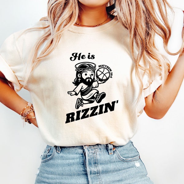 He is Rizzin T Shirt - Etsy