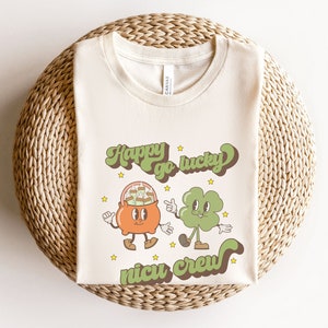 NICU Nurse St. Patrick&#39;s Day Shirt, NICU Crew Shirt, Neonatal Nurse Shirt, Neonatal ICU Squad Shirt, Happy Go Lucky Nurse Shirt, Lucky Nurse
