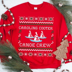 Cooter Canoe Ugly Christmas Sweater, Funny Nurse Ugly Christmas Sweatshirt, Funny Holiday Shirt, Registered Nurse Christmas Party Shirt