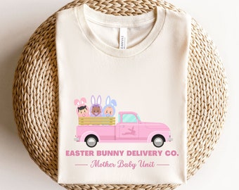 Mother Baby Unit Easter Bunny Delivery Co. Shirt, MBU Easter Shirt, Postpartum Nurse Easter Shirt, Nursery Nurse Easter Bunny Shirt