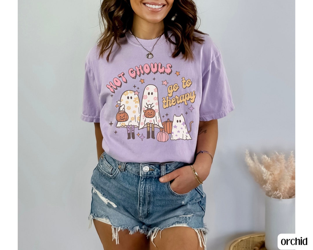 Mental Health Halloween Shirt, Hot Girls Go to Therapy Shirt, Self Love ...