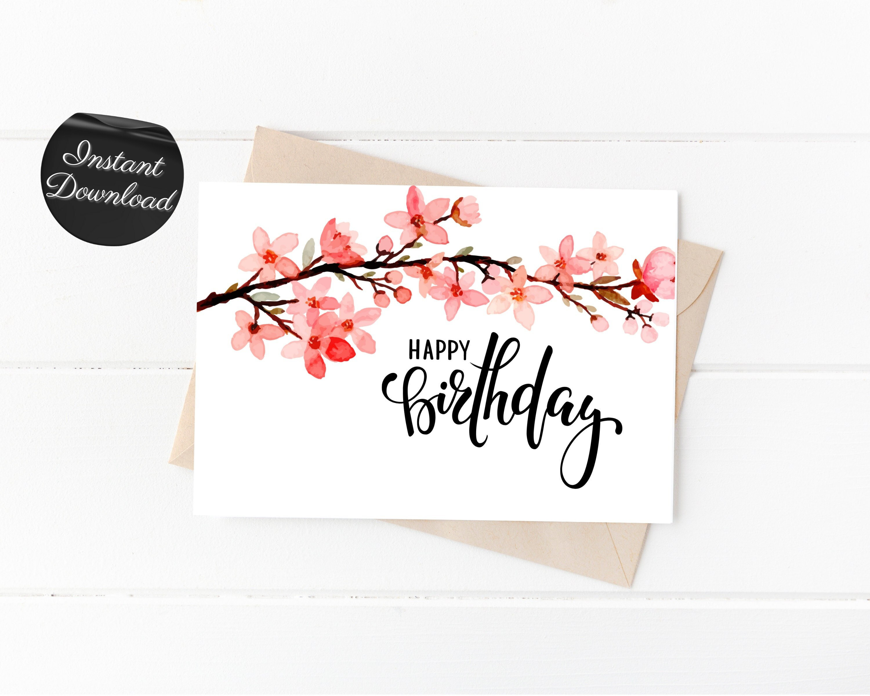 Cherry Birthday Cake | Greeting Card Cherry Birthday Cake | Greeting Card