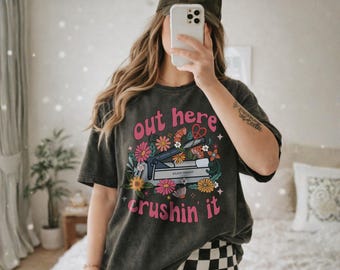 Comfort Colors® Med Tech Shirt, Floral Medication Aide Shirt, Out Here Crushin' It LPN Shirt, LTC Nurse Shirt, Funny Nurse Shirt, SNF Shirt