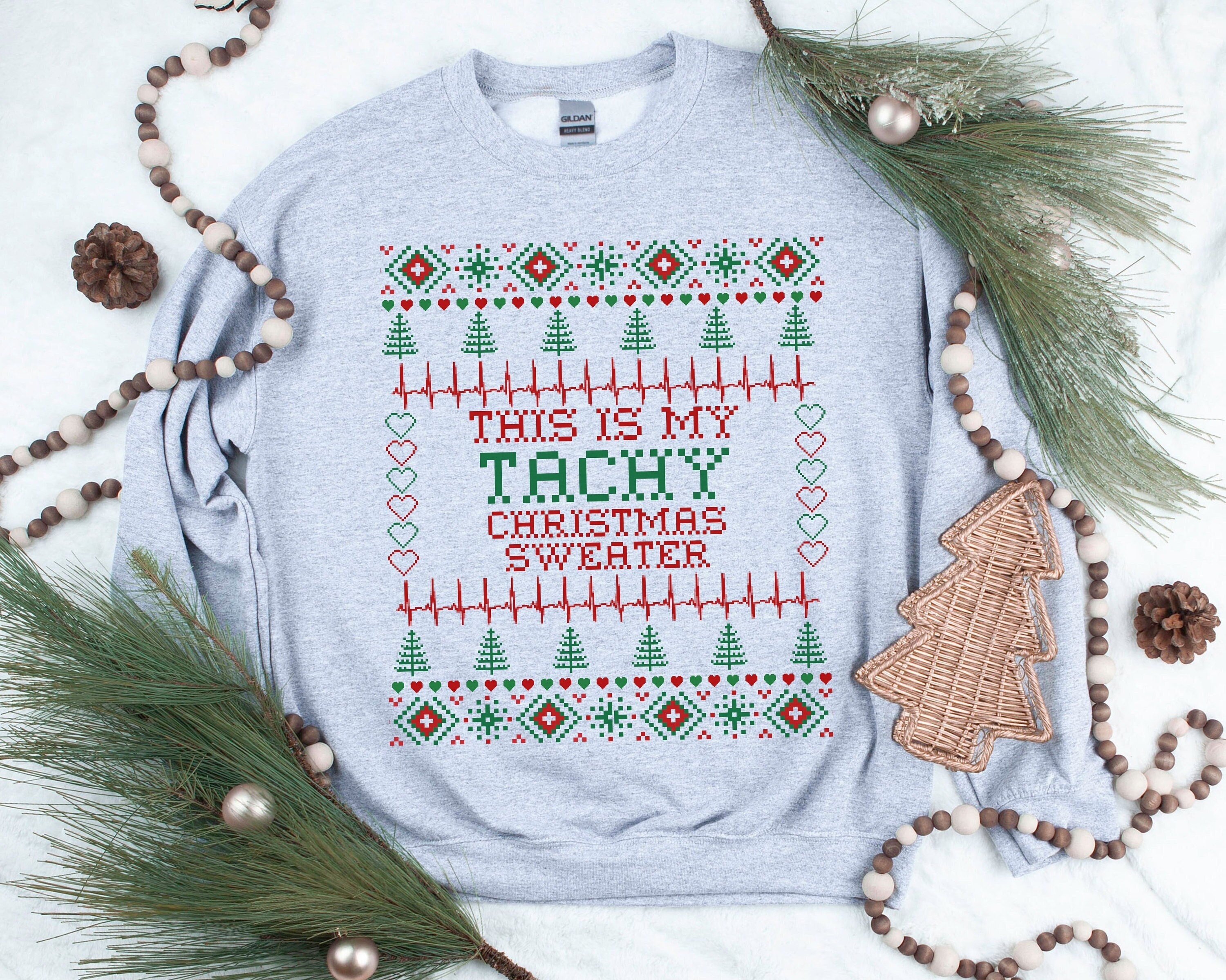 Tachy nurse christmas sweater clearance