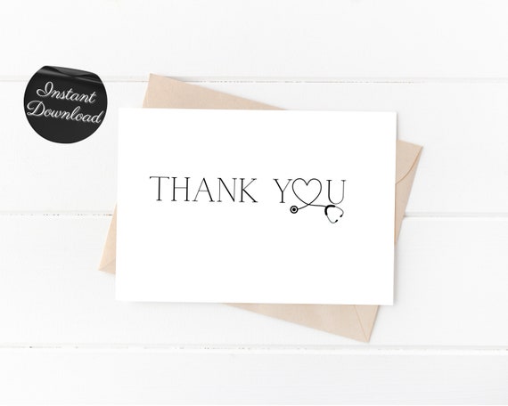 Thank You Cards Printable Professional