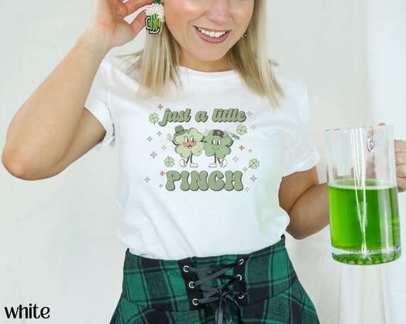 Funny Nurse St. Patricks Day Shirt Just a Little Pinch St Patrick s Day Shirt Retro Saint Patricks Day Nurse Shirt Cute Clover Nurse Apparel Etsy Canada