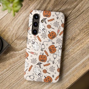 Halloween Nurse Phone Case, Ghost Nurse Pumpkin Phone Case, Pumpkin iPhone Case Spooky Ghost Nurse Pumpkin Samsung Galaxy Phone Case Boo Boo bild 6