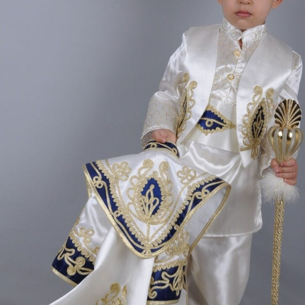 Baby Boy Baptism Suit, Circumcision Costume, Mawlid, Costume circumcision dress, special day, baby boy suit, Photo Shoot