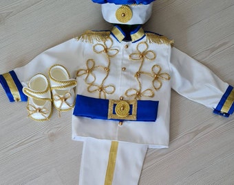 Custom Prince Charming Costume: Baby Toddler King Suit