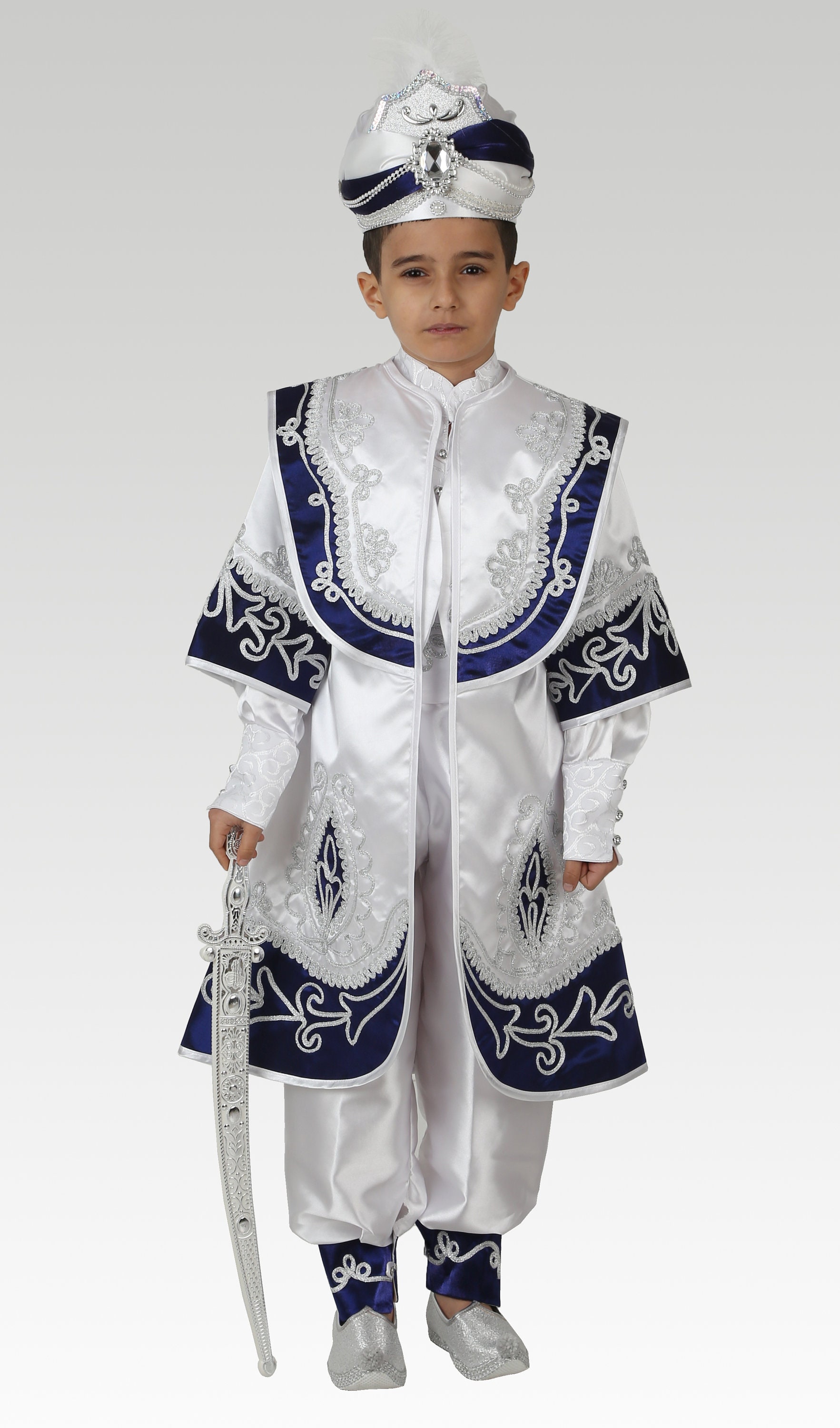 Baby Boy Baptism Suit Circumcision Costume Mawlid Costume image