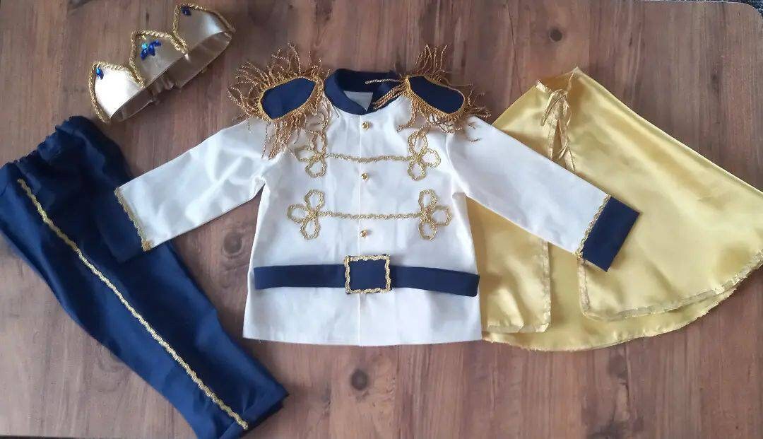 Prince Charming Baby Suit*Royal Prince Birthday Suit*Marshal Soldier British Royal Guard *Prince William Royal Military Uniform