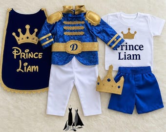 Prince Charming Costume, Customized Prince Charming, Birthday Dress baby boy, Toddler King suit, Baby Toddler King Suit, Special Day Set
