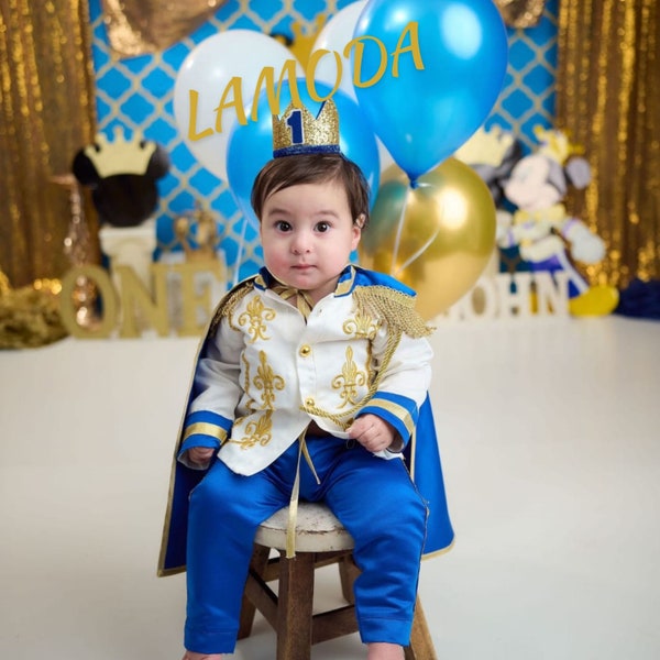 Prince Charming Costume, Customized Prince Charming, Birthday Dress baby boy, Toddler King suit, Baby Toddler King Suit, Special Day Set