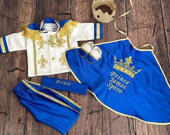 Prince Charming costume, Customized Costum, Birthday Dress,Toddler, Photoshoot, Christening Dress, King Suit,  Special Occasion Set,Baby set