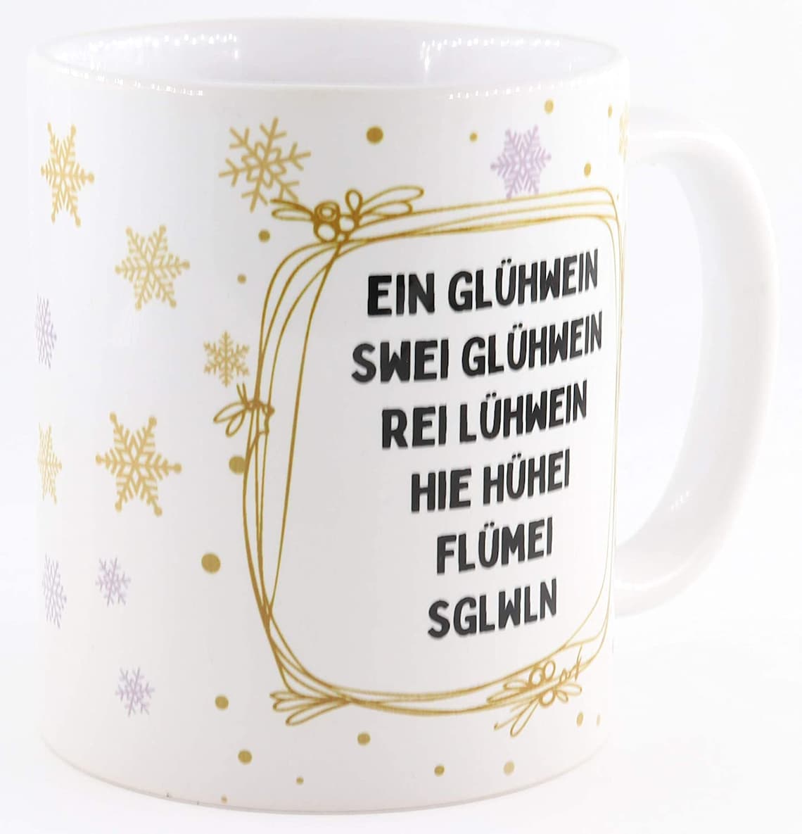 Glühwein Tasse mit Spruch EIN Glühwein Swei Glühwein Rei Etsy.de