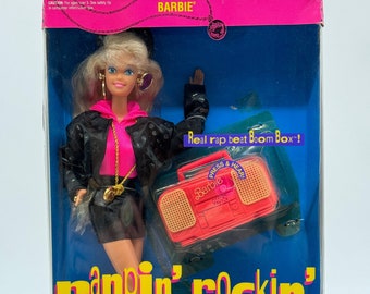 Barbie Rappin Rockin #3248 1991 NRFB Années 90 Nostalgie Mattel vintage