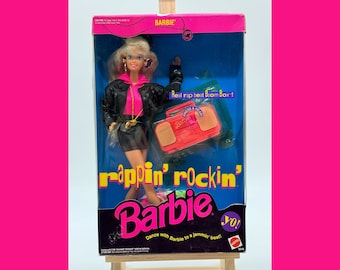 Rappin Rockin Barbie #3248 1991 NRFB 90’s Nostalgia Mattel Vintage