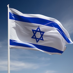 Israel flag Clipart Set - Israel waving flag High Resolution PNGs, downloadable files, High Quality, realistic -