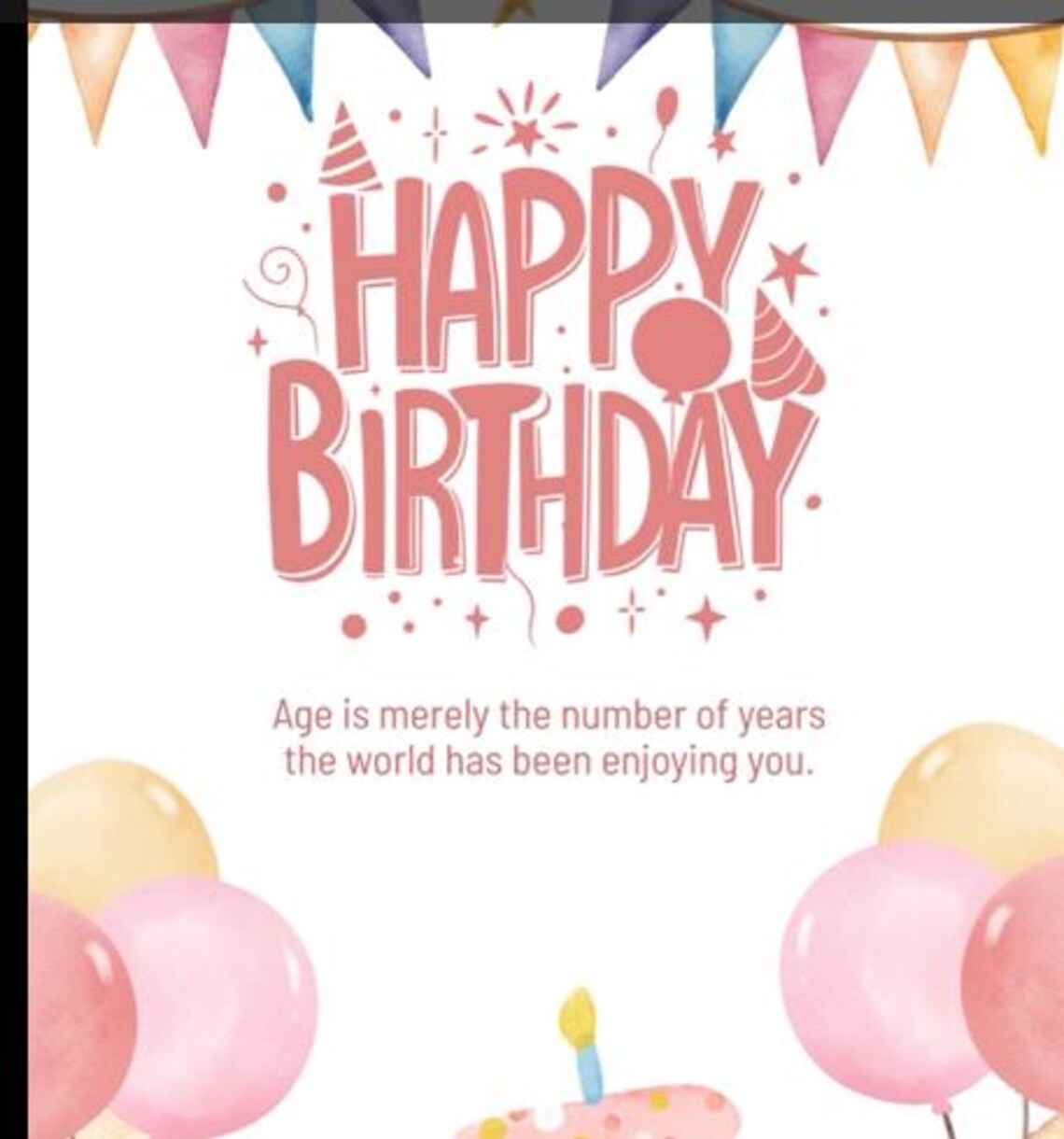 Happy Birthday Ecard, Digital Ecard, Birthday Card That You Can Send to