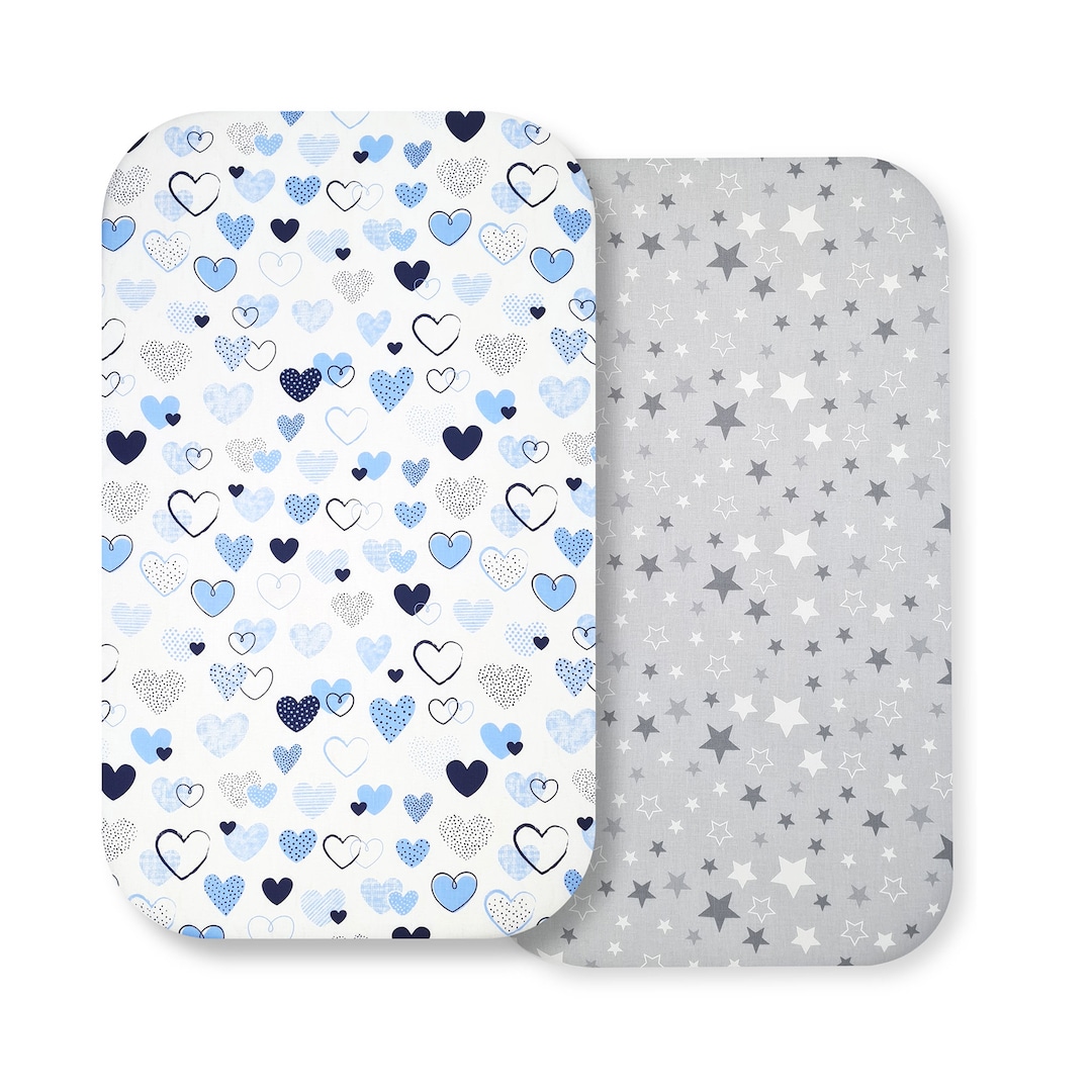 Next to Me Crib Sheets 2 Fitted Bedside Crib Sheets 100 Etsy UK