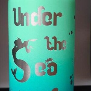 Under The Sea Little Mermaid Disney Tumbler