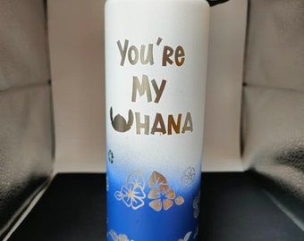 You're My Ohana Lilo and Stitch Tumbler