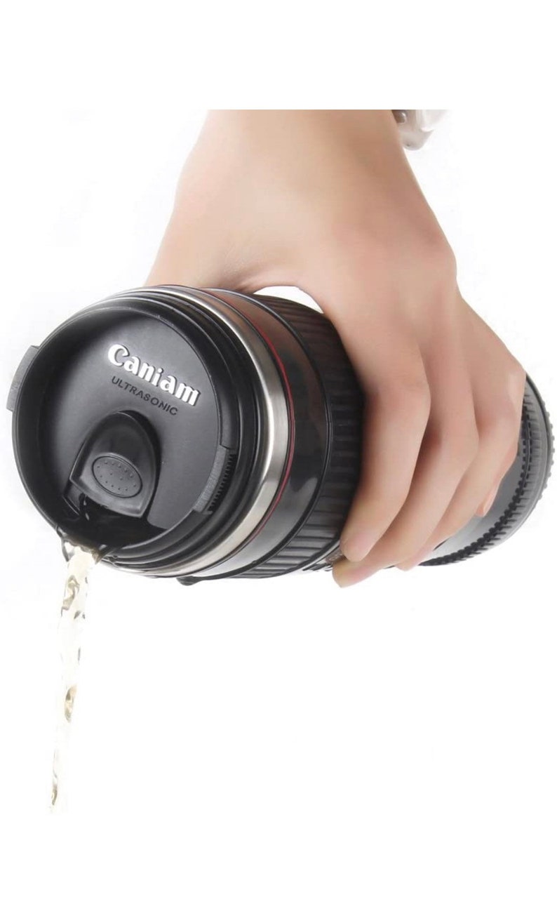 Camera Lens Coffee Mug: Stainless Steel Thermos, Photographer Gift - Etsy