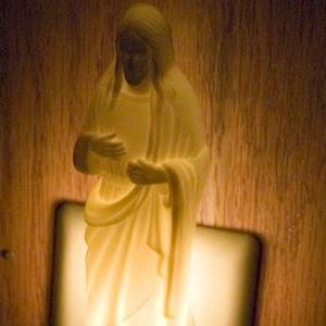 Jesus Night Light Plug-In Jesus Christ Nightlight GOD Light