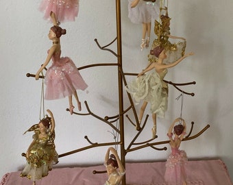 Ballerina and Fairy Christmas Tree Ornament (5 options)