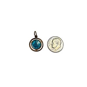 Our Lady of Mount Carmel Vintage Scapular medal - Medalla antigua del escapulario Made in Italy
