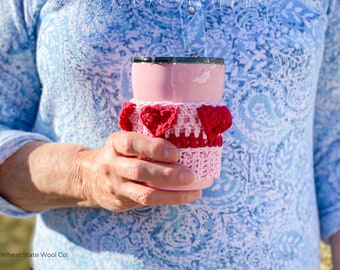 Lots of Love Cup Cozy | Cup Cozy Crochet Pattern