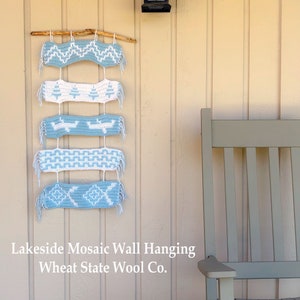 Lakeside Mosaic Wall Hanging | Mosaic Crochet Wall Hanging Pattern