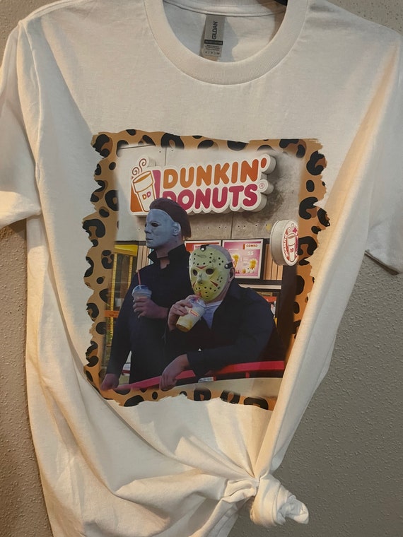 Jason \u0026 Michael Myers Shirt | Halloween Shirt | Funny Shirt | Horror Shirt  | Funny Halloween | Dunkin Donuts | - Etsy