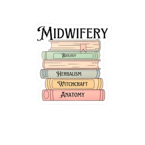 Midwifery Books Midwife Sticker Student Midwife Vinyl Decal
