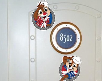 Plaques aimantées pour hublot Sailor Chip and Dale