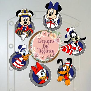 Sailor Porthole Friends Cruise Door Magnets