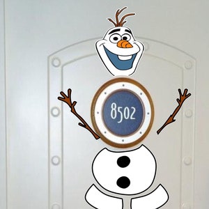 Cruise Door Magnets-OLAF