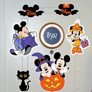 Halloween Characters Package for Front of Ship Cruise Door Magnet