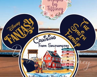 Cruising From Southampton 8-Night Norwegian Fjords Cruise Door Magnets August 10-18 2025