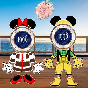 Alaska Mickey or Minnie Inspired Disney Cruise Magnet