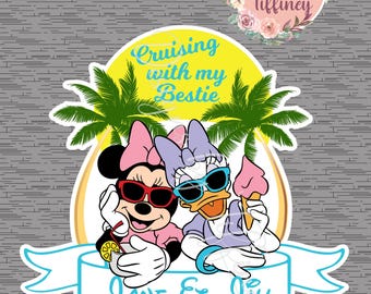 Aimants pour porte croisière my Bestie Disney Cruise